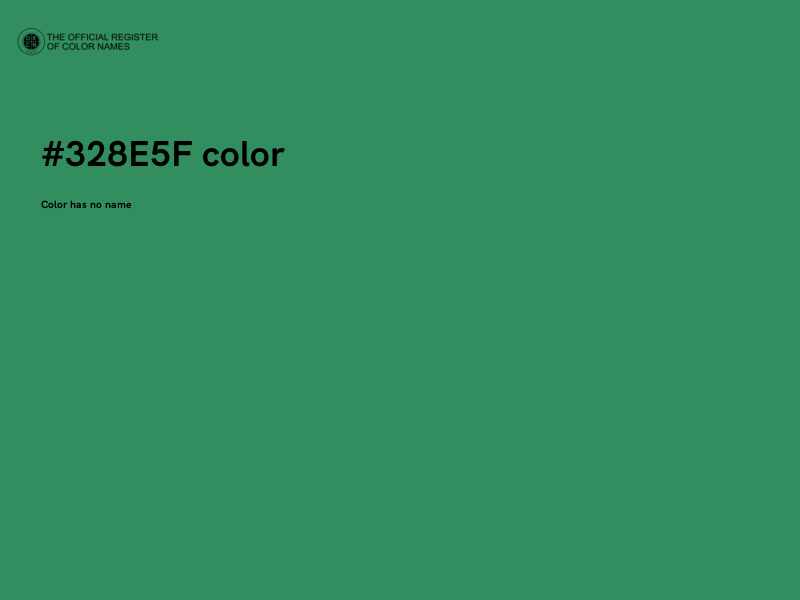 #328E5F color image