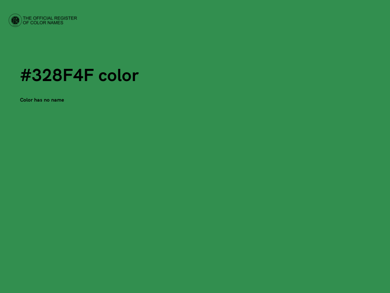 #328F4F color image