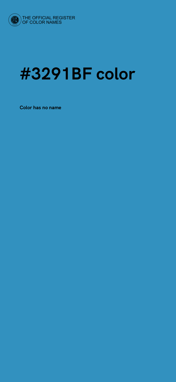 #3291BF color image