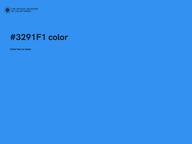 #3291F1 color image