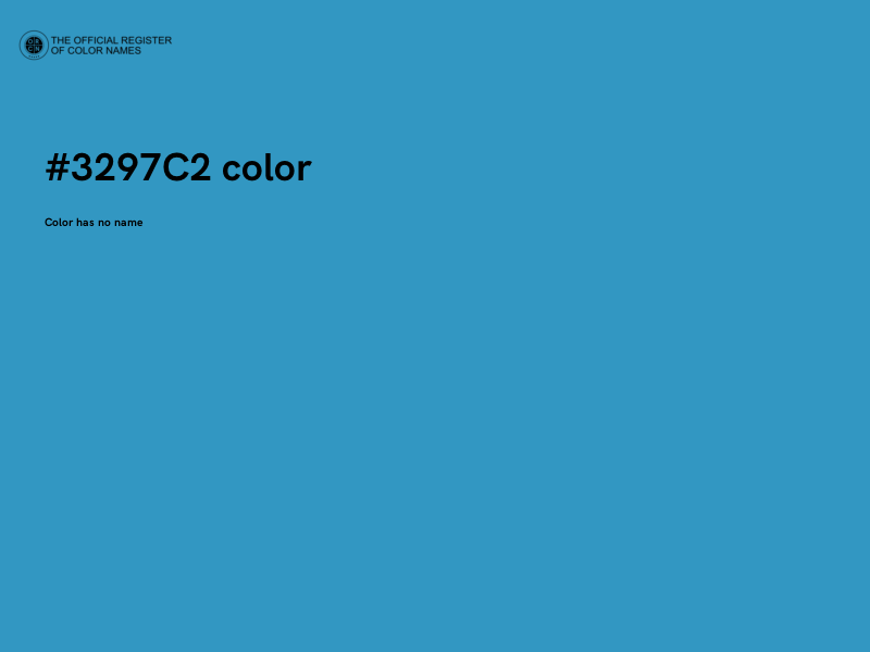 #3297C2 color image