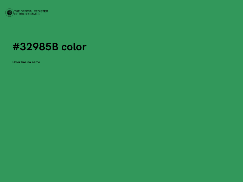 #32985B color image