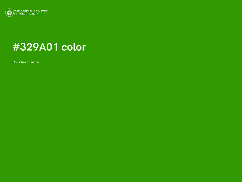 #329A01 color image