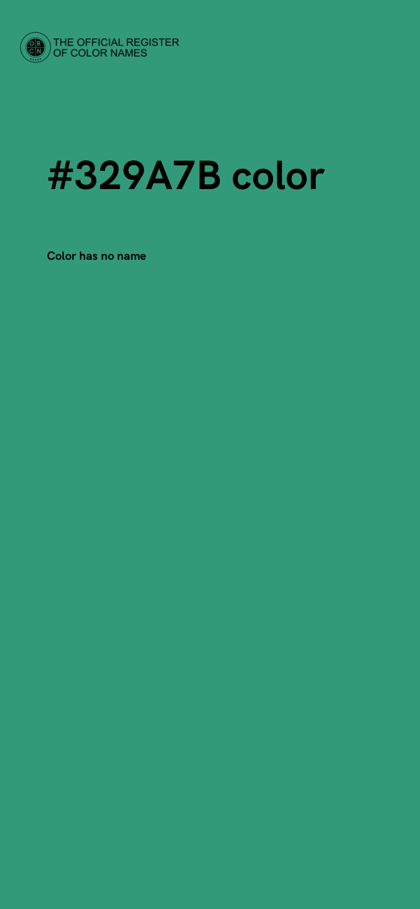 #329A7B color image
