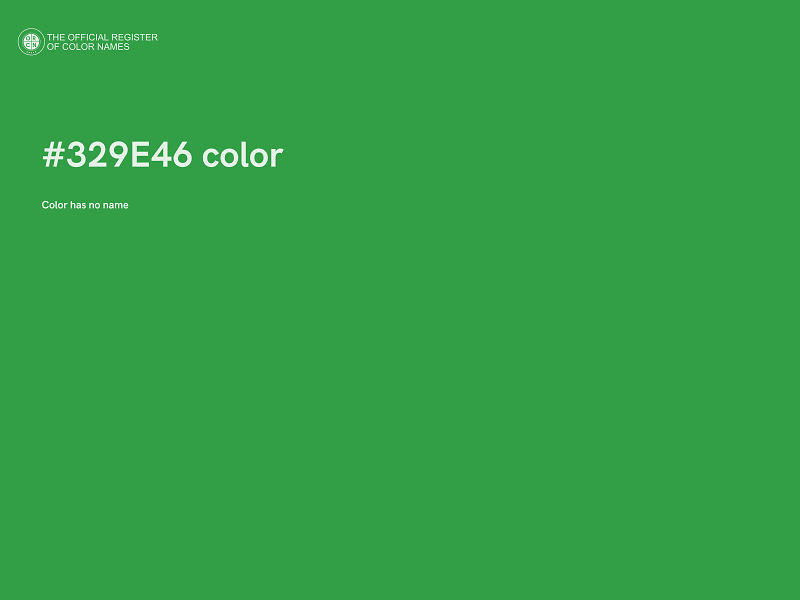 #329E46 color image
