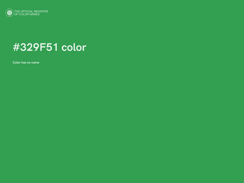 #329F51 color image
