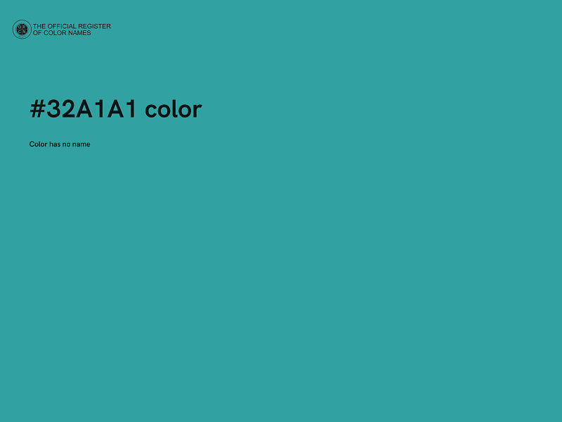 #32A1A1 color image