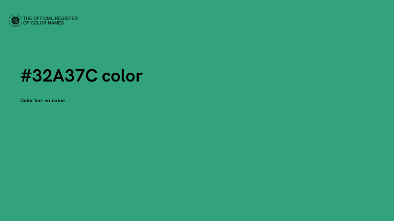 #32A37C color image