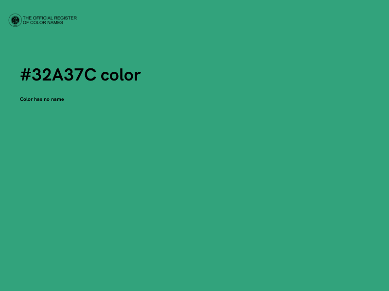 #32A37C color image