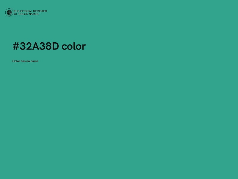 #32A38D color image