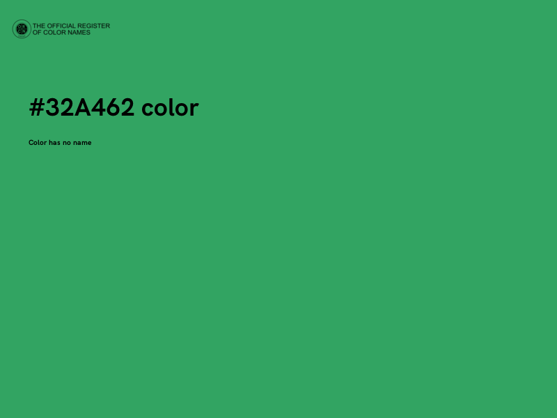 #32A462 color image