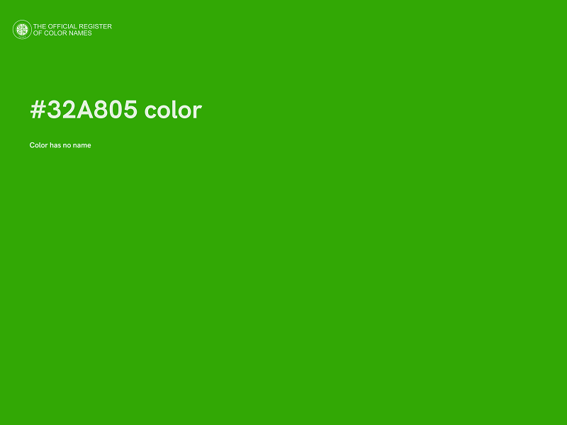 #32A805 color image