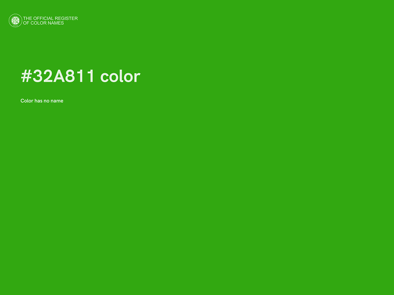 #32A811 color image