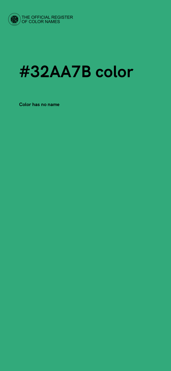 #32AA7B color image