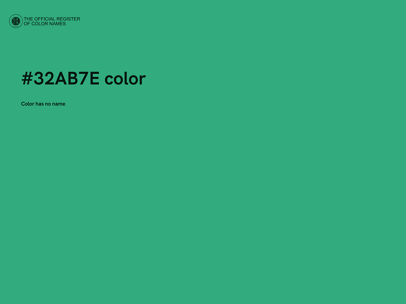 #32AB7E color image