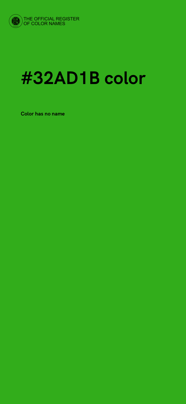 #32AD1B color image