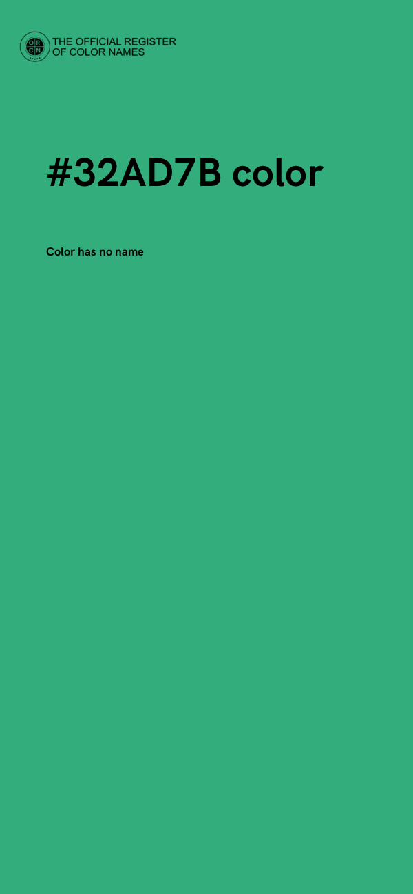 #32AD7B color image