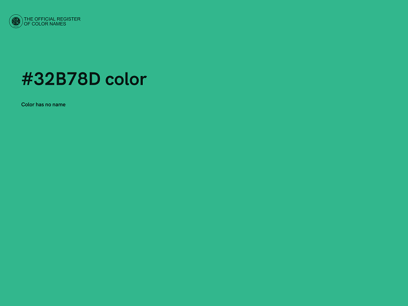 #32B78D color image