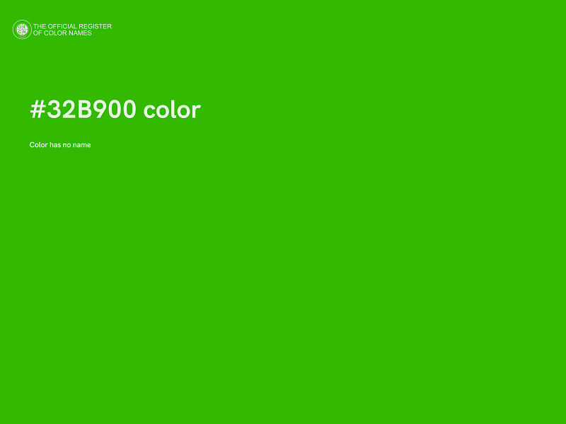 #32B900 color image