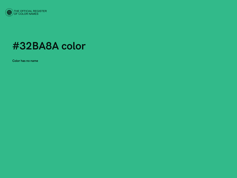 #32BA8A color image