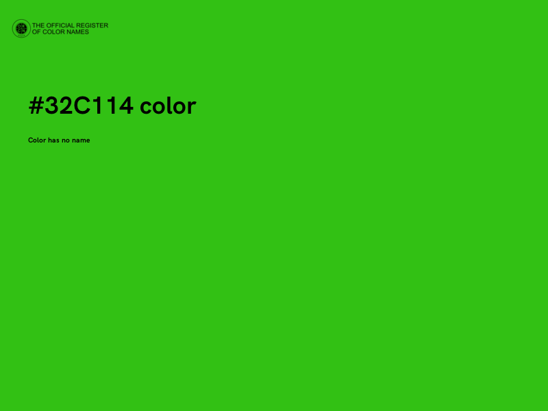 #32C114 color image