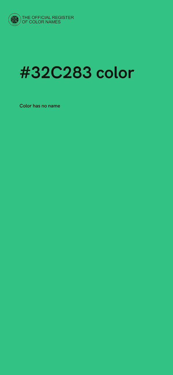 #32C283 color image