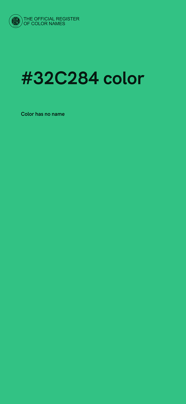 #32C284 color image
