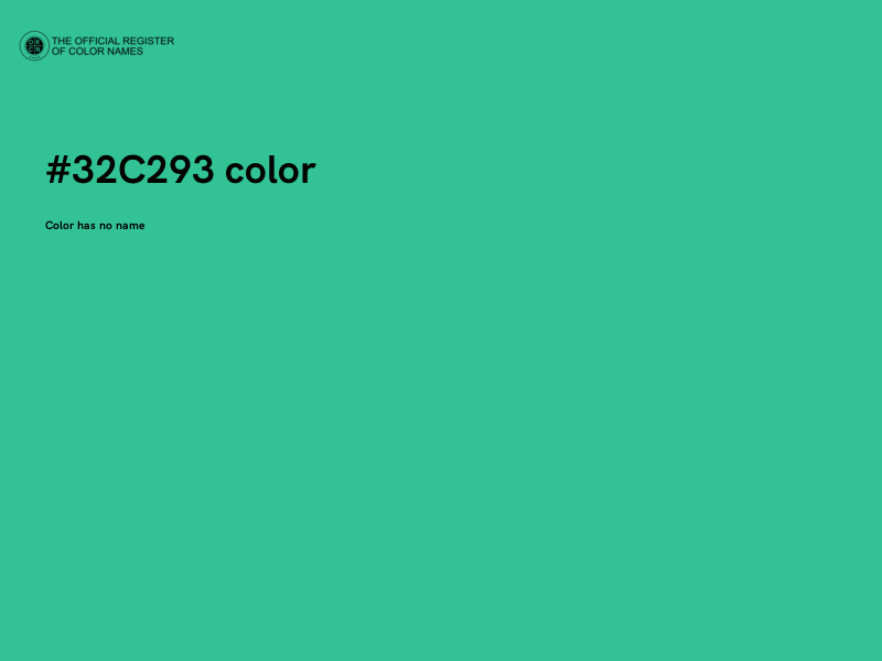 #32C293 color image