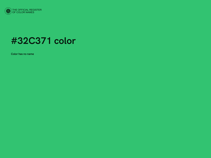 #32C371 color image