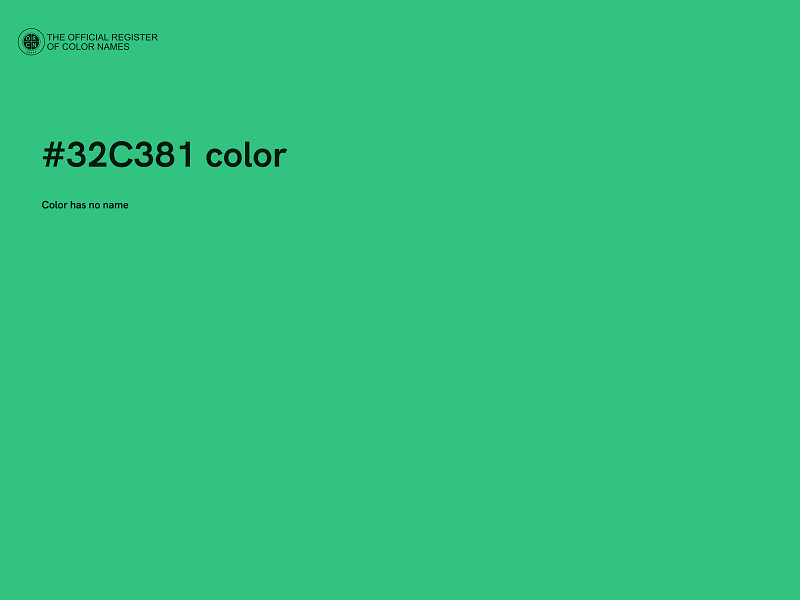 #32C381 color image