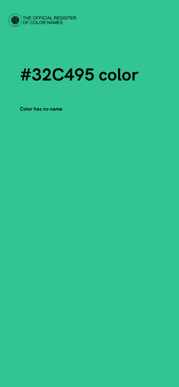 #32C495 color image