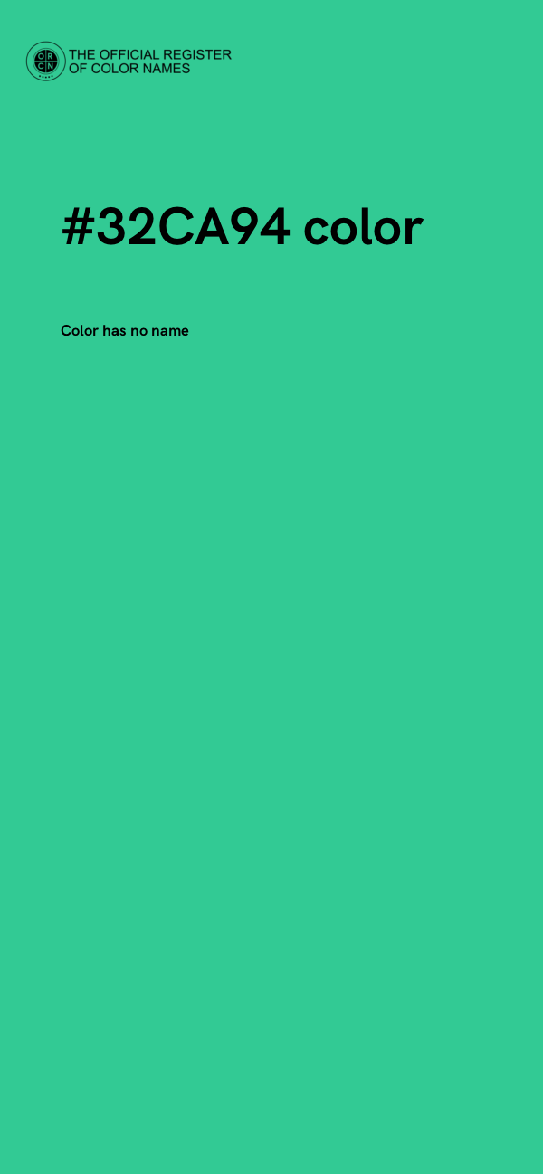 #32CA94 color image
