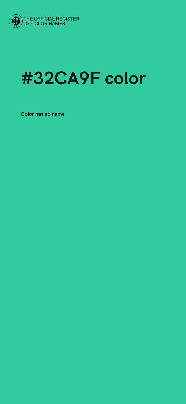 #32CA9F color image