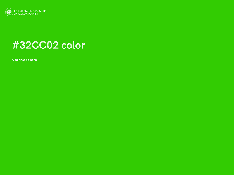 #32CC02 color image