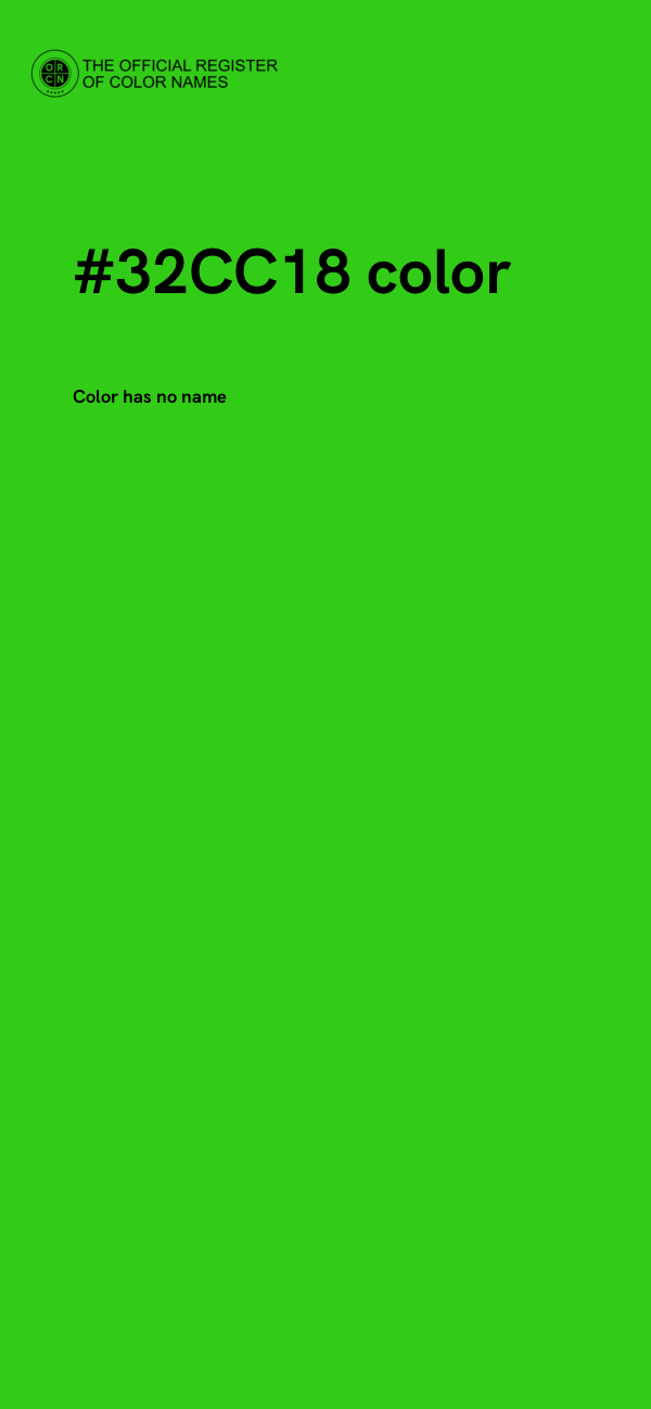 #32CC18 color image