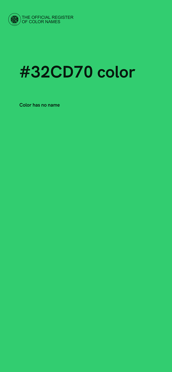 #32CD70 color image