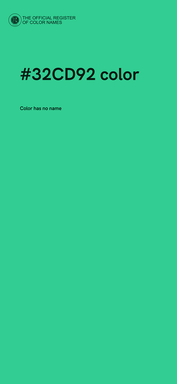 #32CD92 color image