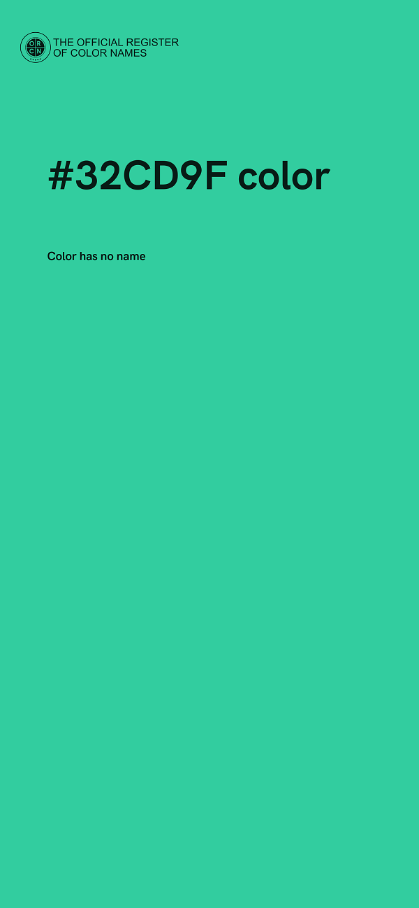 #32CD9F color image