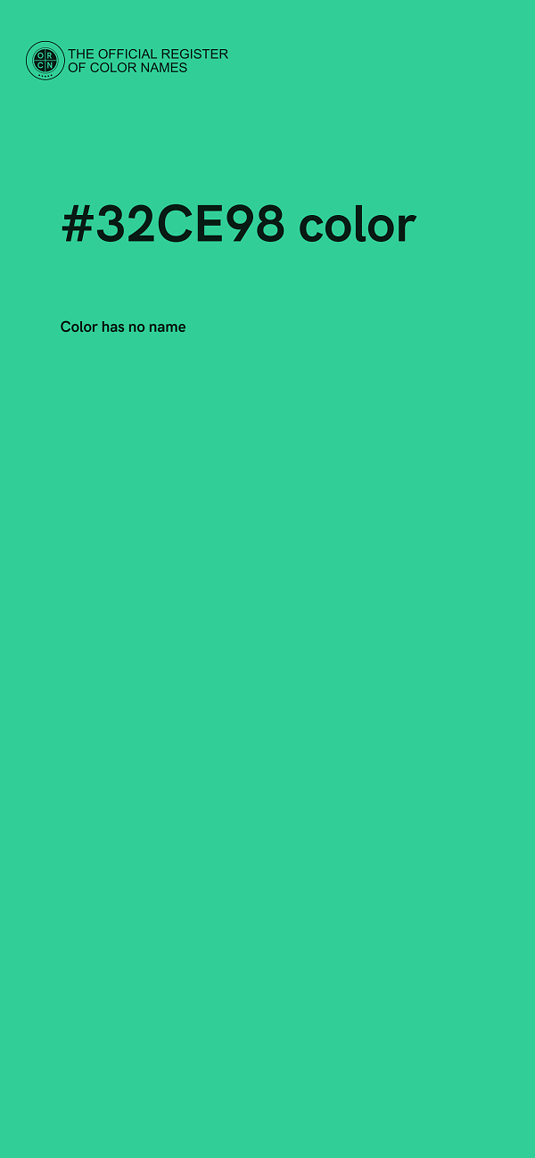 #32CE98 color image