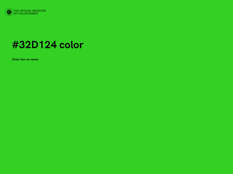 #32D124 color image