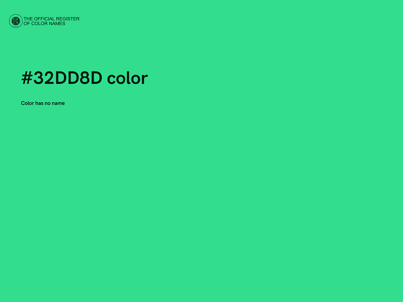 #32DD8D color image