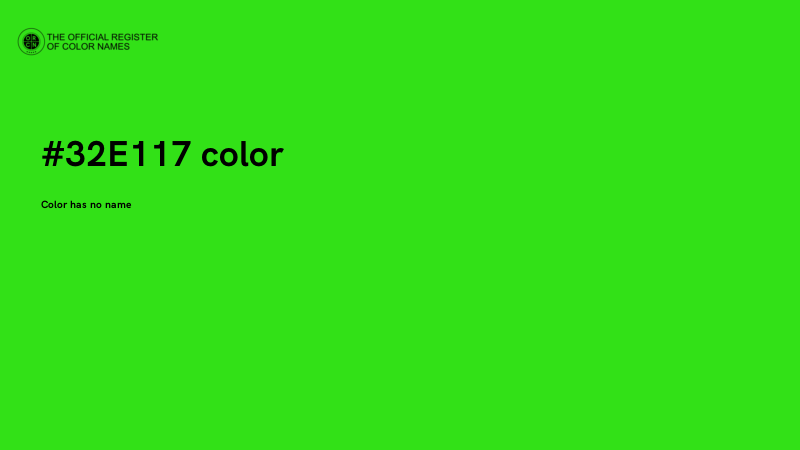 #32E117 color image
