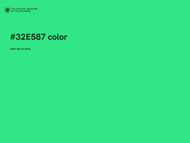 #32E587 color image