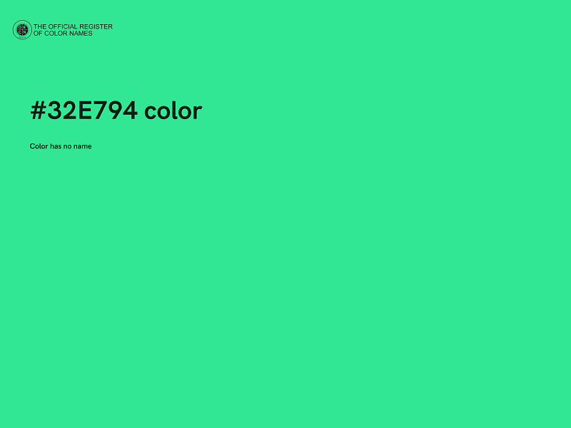 #32E794 color image