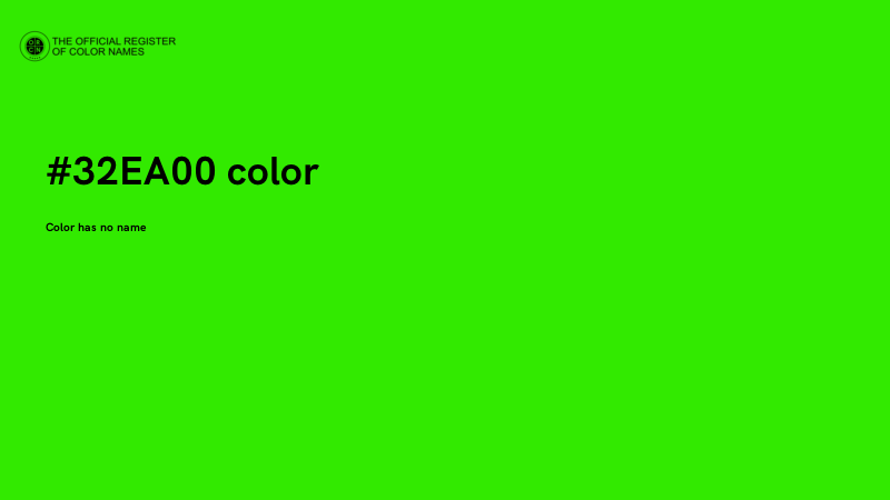 #32EA00 color image