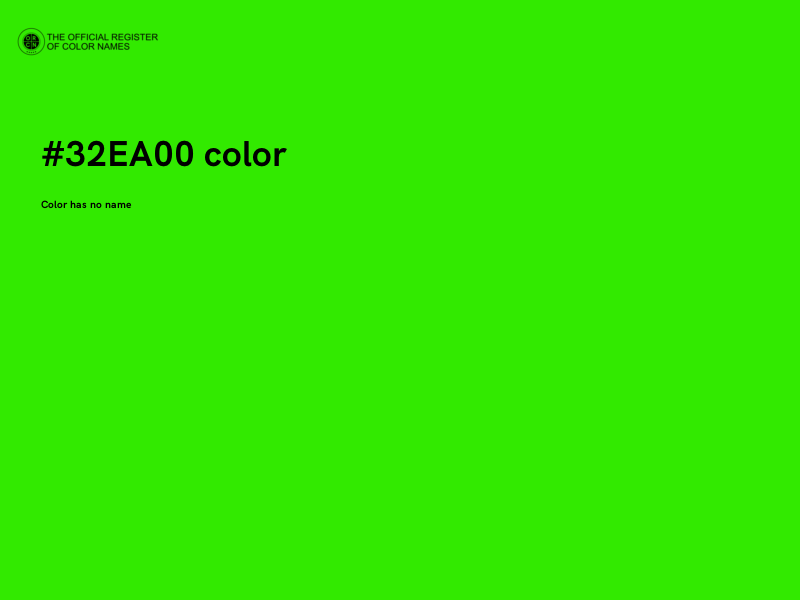 #32EA00 color image