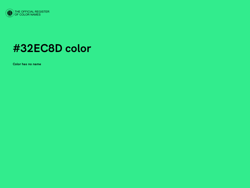 #32EC8D color image