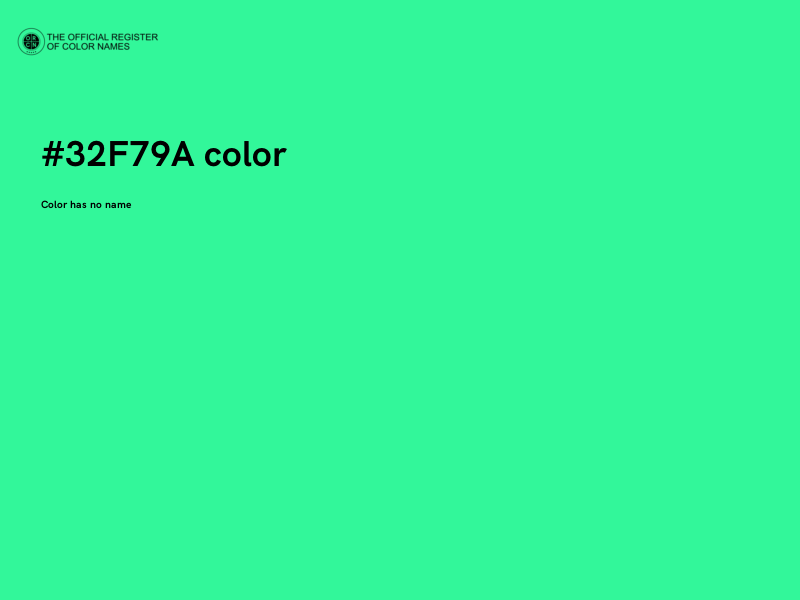 #32F79A color image
