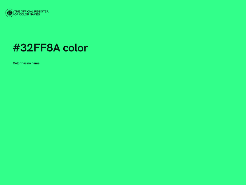 #32FF8A color image