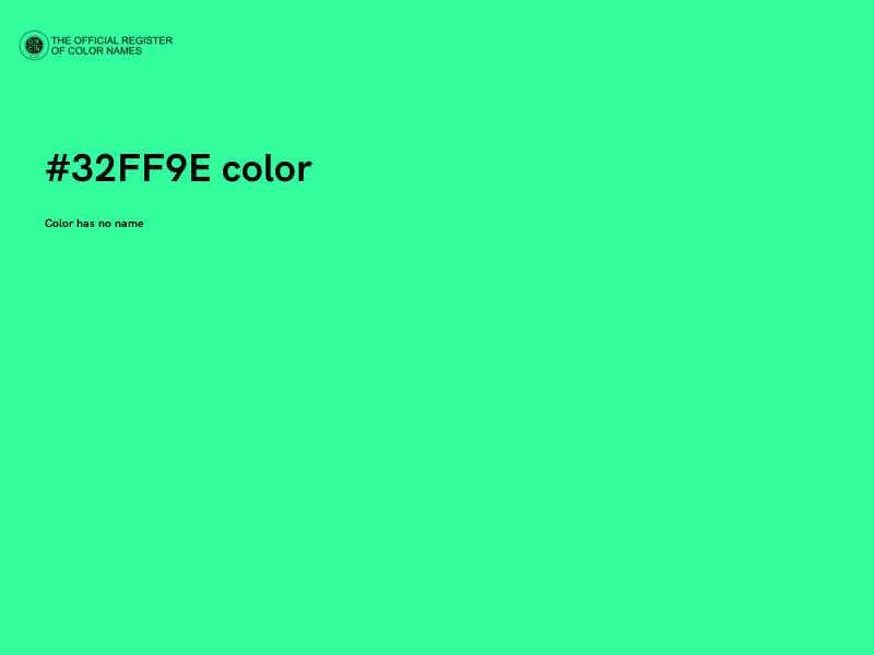 #32FF9E color image